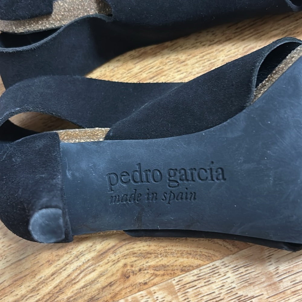 PEDRO GARCIA  Black Women's Sandals Sz 9 - Picture 7 of 9